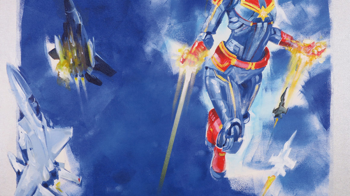 SH_Captain_Marvel_60x60_Acrylic_On_Canvas